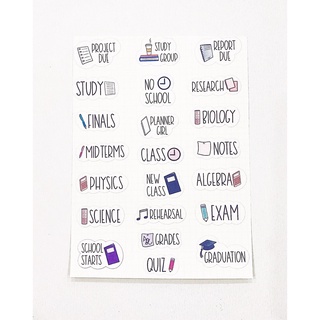 [Nhãn dán] ⚡ Sticker trang trí Motivation/Icon
