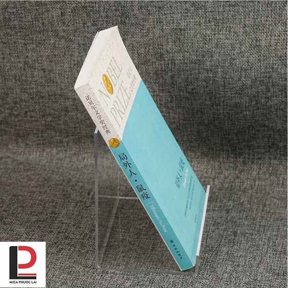 Kệ mica, acrylic chữ L/ Giá sách mica chữ L