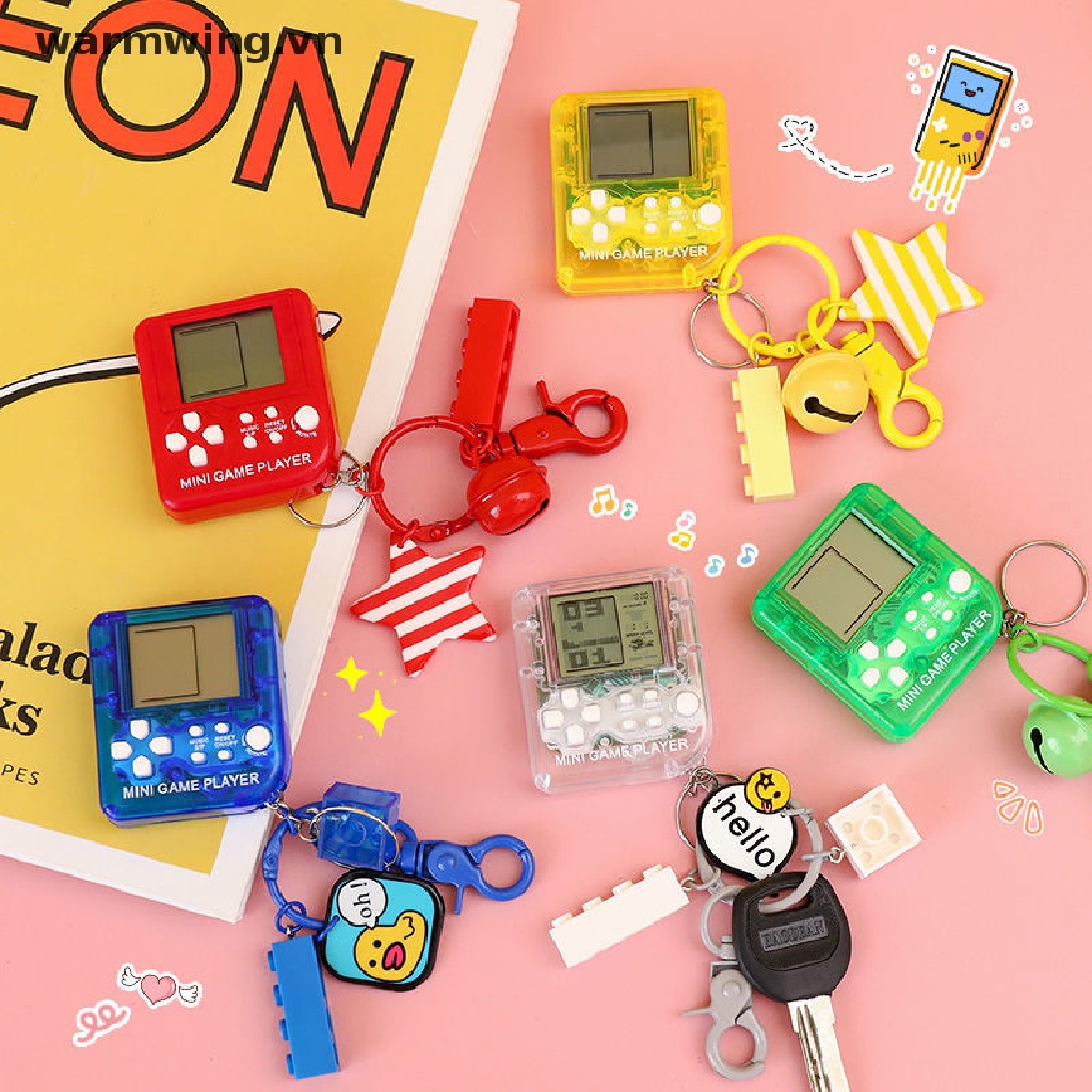 Máy Chơi Game Cầm Tay Cổ Điển Mini Có Móc Khóa