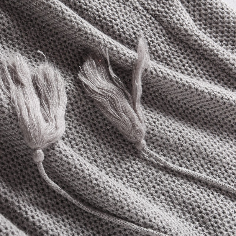 ÁO PONCHO MÀU XÁM DÁNG FREESZ