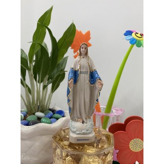 208. Đức Mẹ ban ơn gốm sứ 11cm