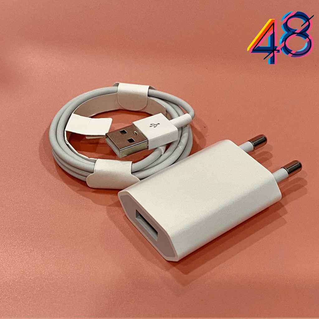 Bộ Sạc 1A Củ Dẹt Hàng Xịn Cho ip,máy tính bảng táo,máy nghe nhạc táo