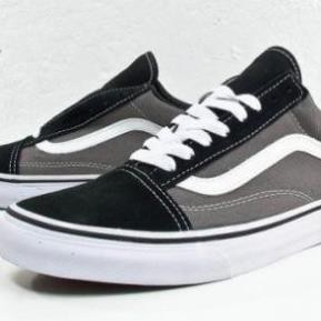 [ma09] Giày Vans Old Skool Xám Trắng, giày thể thao nam nữ đầy đủ tem/tag/mác [ FULLBOX + FREESHIP ] Sale 11 !