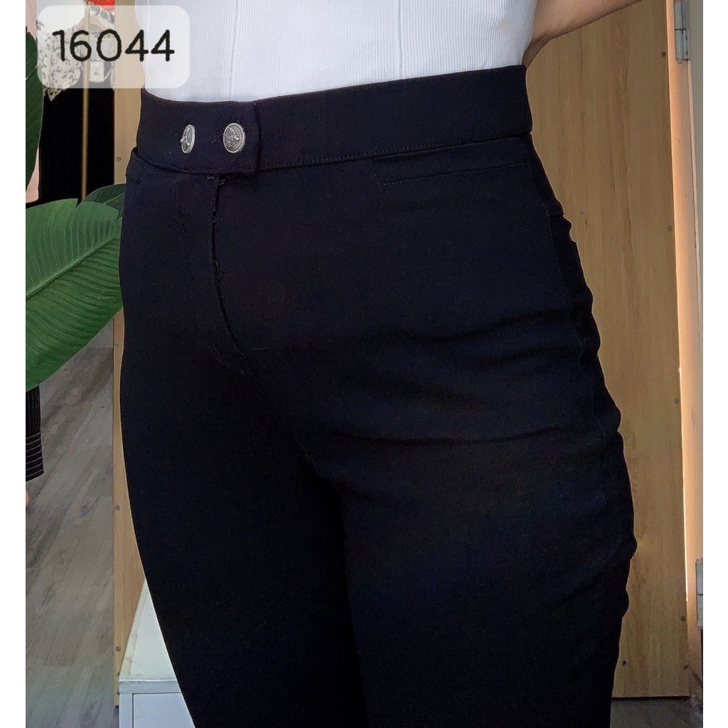 Quần lưng cao BIGSIZE 2 nút rá ch gối 16044