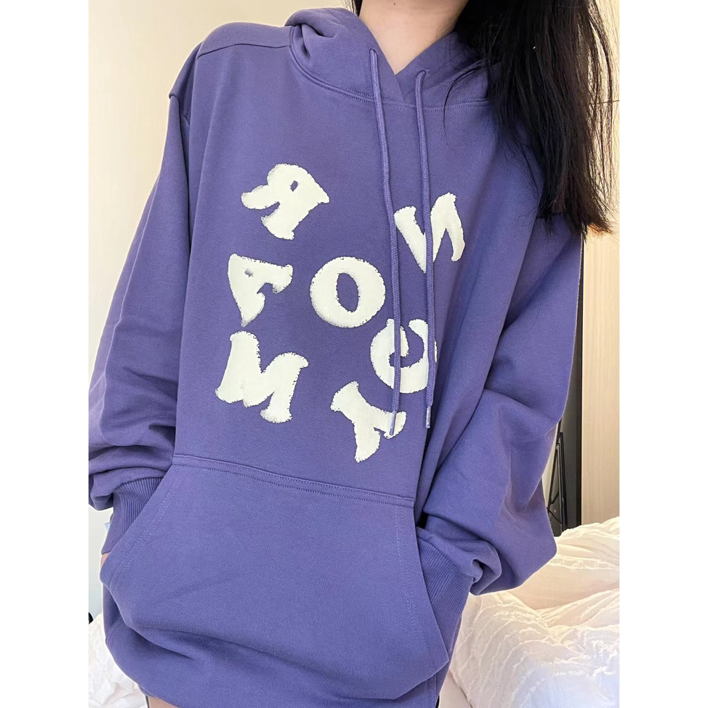 NRVP Áo Hoodie Tay Dài Oversize In Họa Tiết Phong Cách Hàn Quốc Kiểu Mới Cho Nam / Nữ