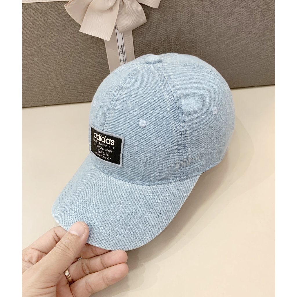 [ Hàng VNXK ] nón kết Jean mũ lưỡi trai jean logo Adidas - nón kết chữ Japan