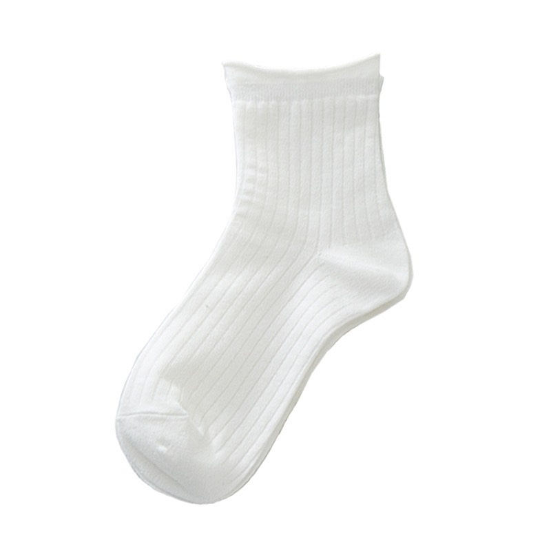 Tất nhún cổ cao MOKANA tất cổ bèo trắng đáng yêu phong cách Hàn Quốc TC16