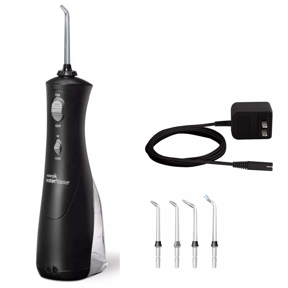 Máy Tăm Nước Cầm Tay làm sạch răng Waterpik Cordless Water Flosser + CỤC SẠC - CHÍNH HÃNG USA