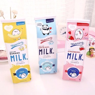 Set 2 Bóp viết hộp sữa Milk