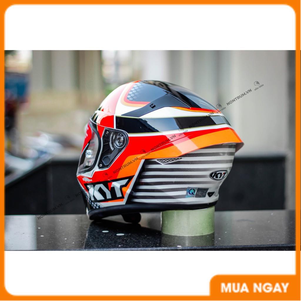 Nón bảo hiểm fullface KYT TT Course size M L XL chính hãng tem Pirro Replica