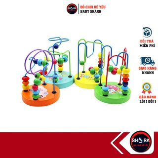 Đồ chơi luồn hạt mini gỗ cho bé luyện khéo tay kiên nhẫn