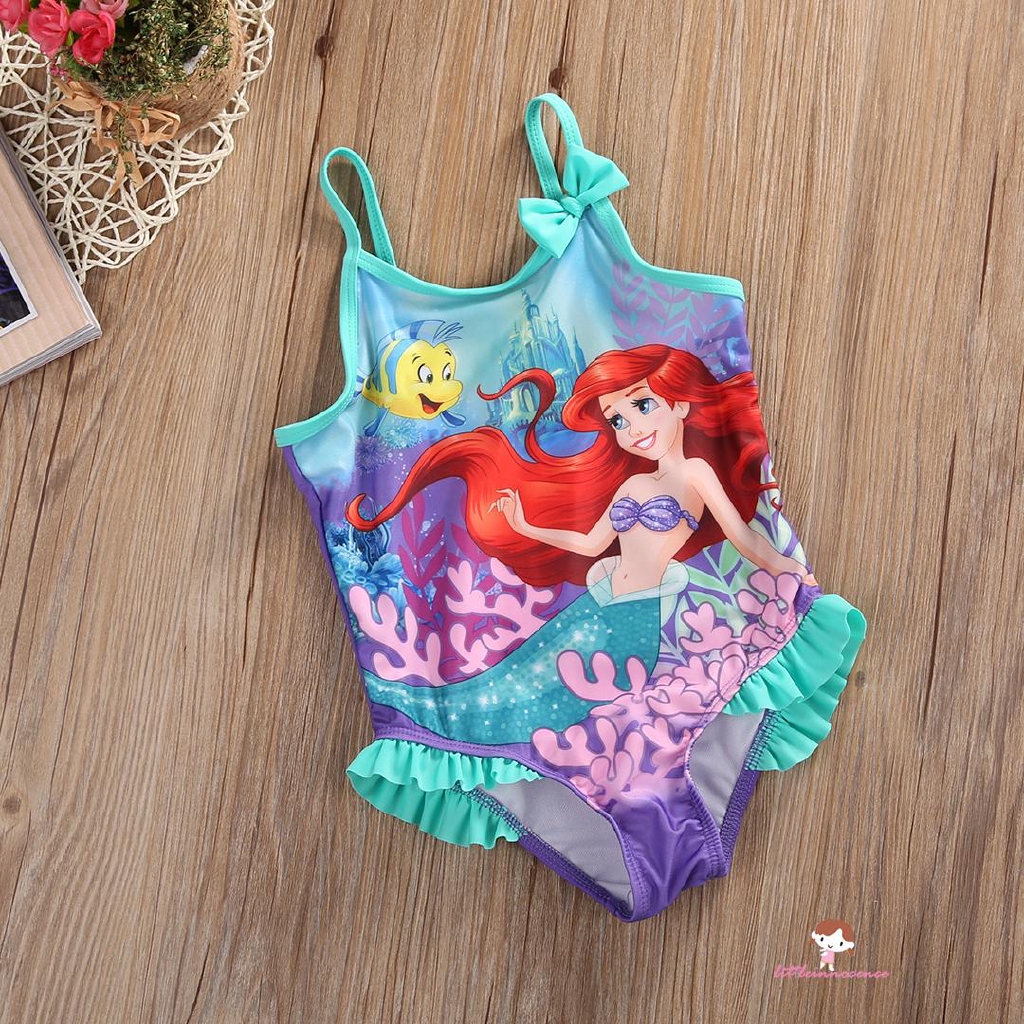 ❤XZQ-Lovely Kids Girls Little Mermaid Swimwear Bikini Swimsuit Swimming Costume 1-5Y