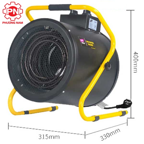 Quạt sấy gió nóng công nghiệp 3KW Mitsuta EH-03