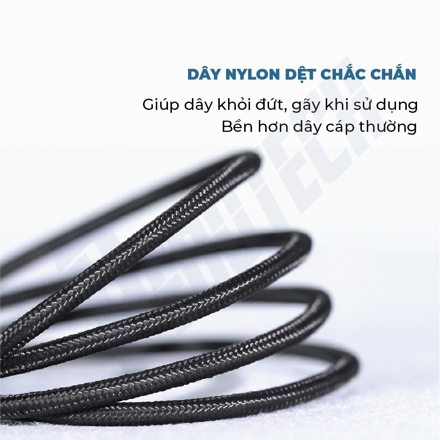 Dây sạc 3 đầu PedoZ (3 in 1) sạc nhanh,3 cổng sạc, dài 1,2m dùng cho nhiều dòng điện thoại