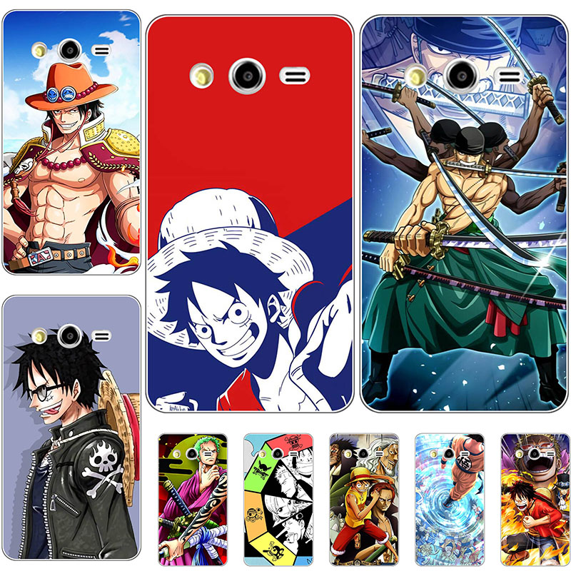 Ốp điện thoại mềm in hình Luffy Zoro One Piece cho Samsung Galaxy Core 2 Duos G355H G3559 G3556D 4.5"