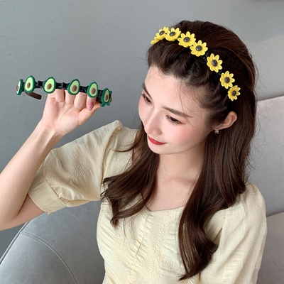 Kẹp Tóc Hoa / Dâu / Đào / Đào / Hoạt Hình Nhiều Màu Sắc Dễ Thương Cho Bé Gái