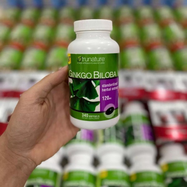Viên Uống Bổ Não Ginkgo Biloba 120 mg Loại 340 Viên Mẫu Mới Từ Hoa Kỳ