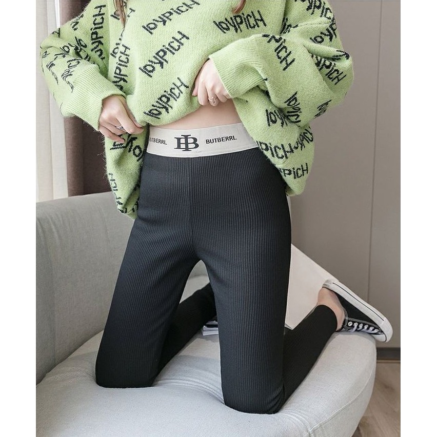 Quần legging lưng cao thoáng khí thời trang 2020 sành điệu cho nữ Butberrl