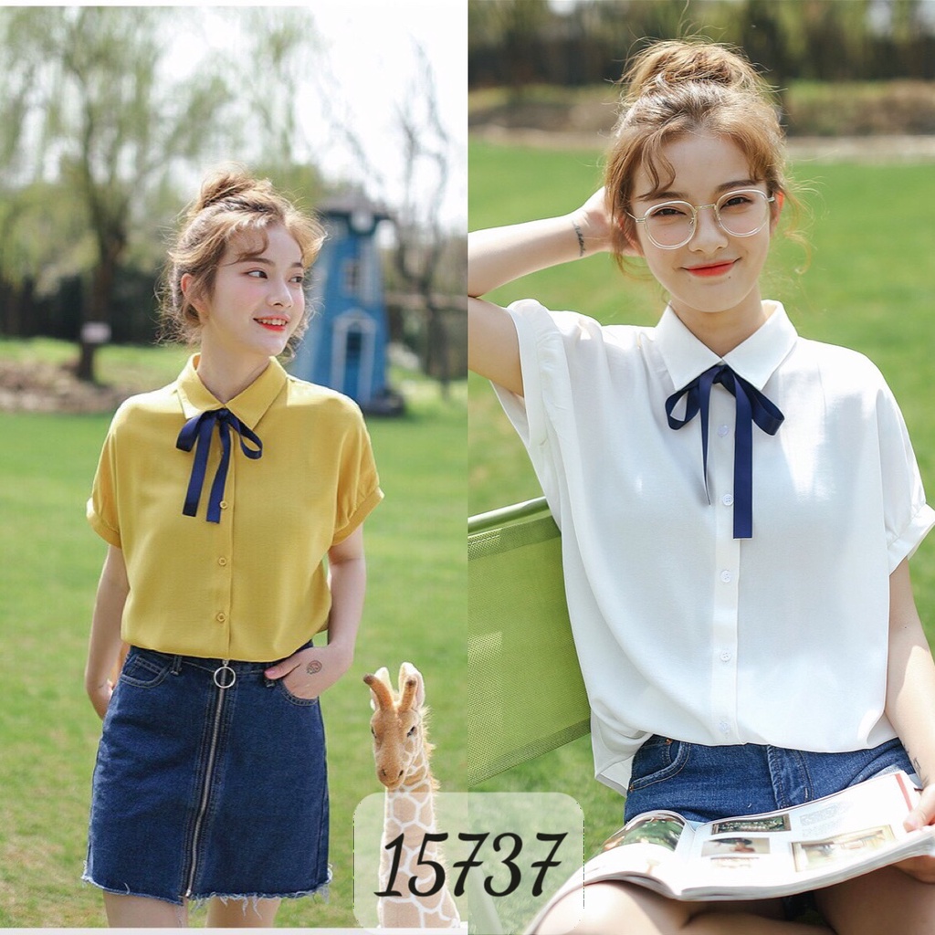 Sơ Mi BIGSIZE somi Nơ 15737