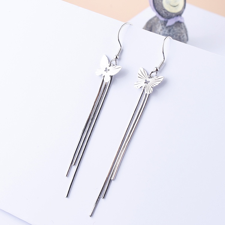 Khuyên Tai Nữ Dài Đính Đá Sang Trọng