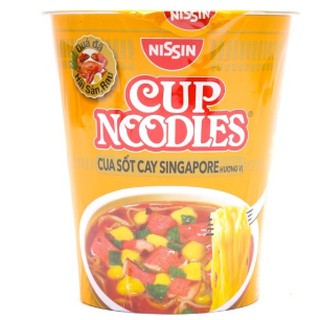 Mì ly Nissin Hương Vị Sốt Cua Cay Singapore 71g