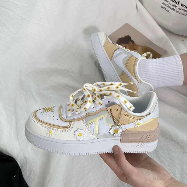 Giày thể thao sneaker nữ Ulzzang Unicorn, đế độn kèm phụ kiện