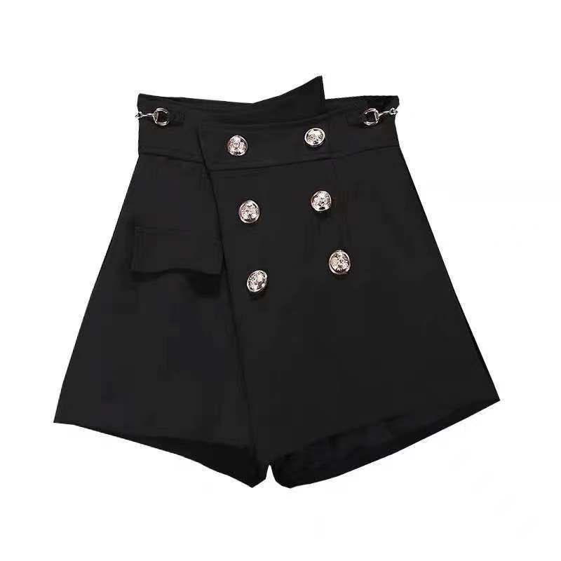 Quần giả váy nữ quần chân váy cạp chéo viền phối cúc khuy sang trong hottrend 2021 CV439 SUTANO | BigBuy360 - bigbuy360.vn