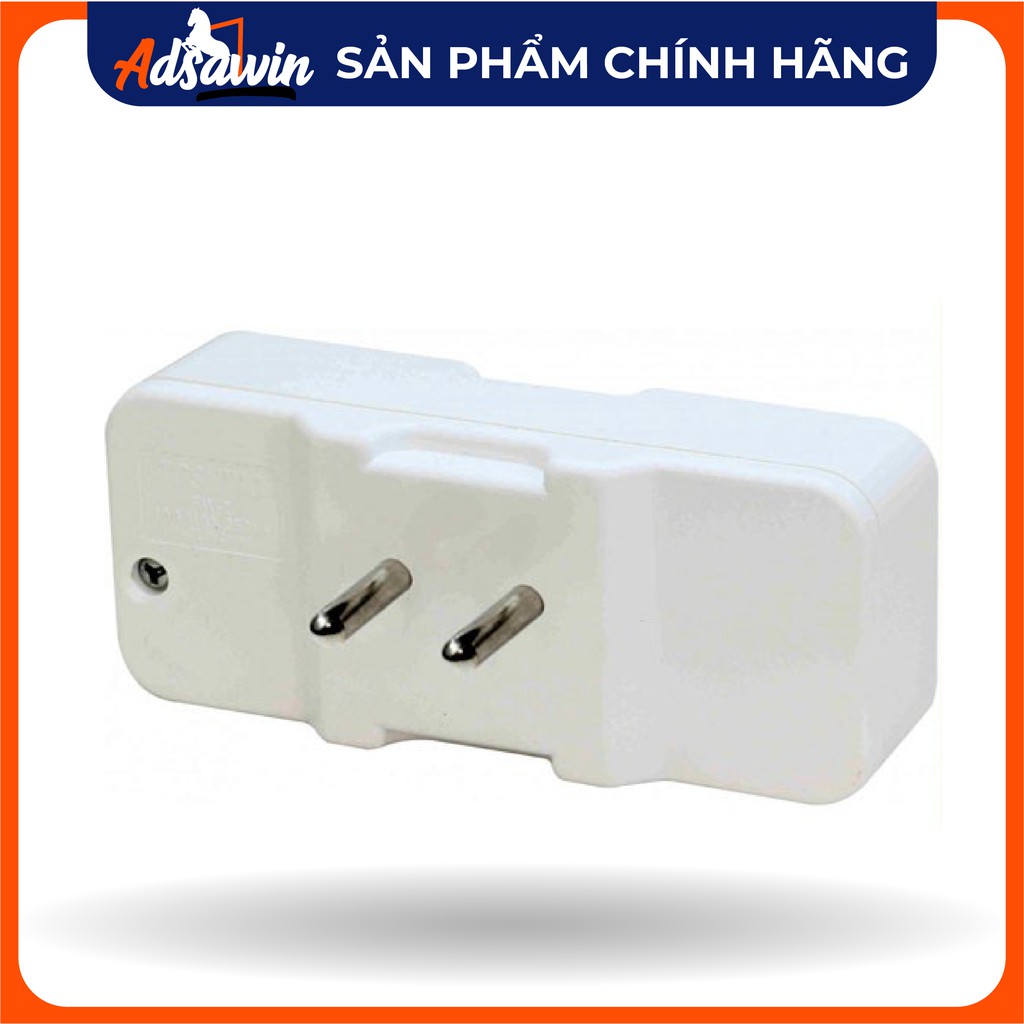 CHÍNH HÃNG-Ổ cắm (Phích cắm) chia ổ TOSHINO TW3-A MADE IN THAILAND chuyển đổi 3 chấu,chia 3 ổ,2000W,ABS chống cháy.