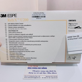 Xi măng gắn răng sứ U200 - Xi măng gắn phục hình RelyX U200