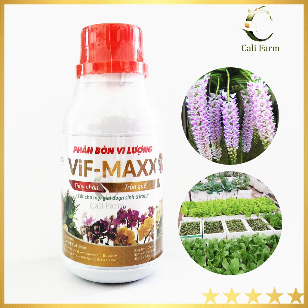 Phân thủy canh Trùn Quế dạng nước VIF-MAXX 100ml