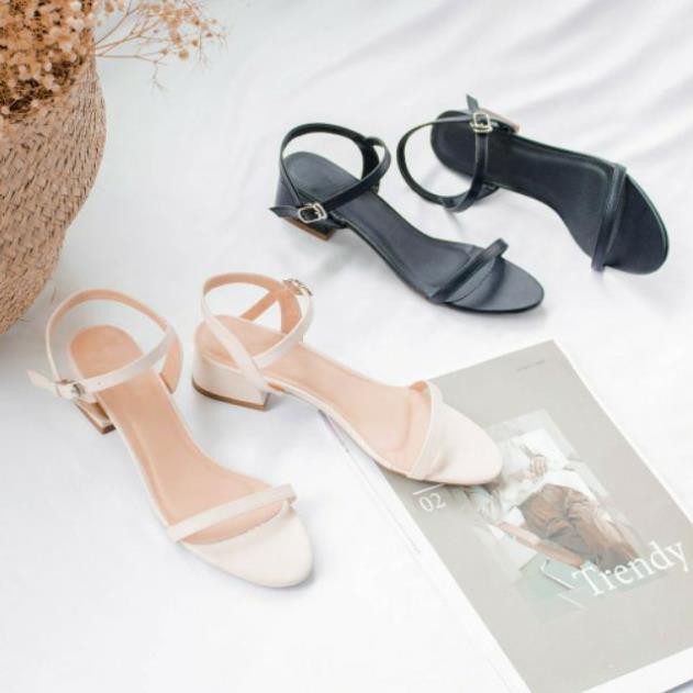 Giày sandal big size size lớn ngoại cỡ đế vuông 3 cm -h91