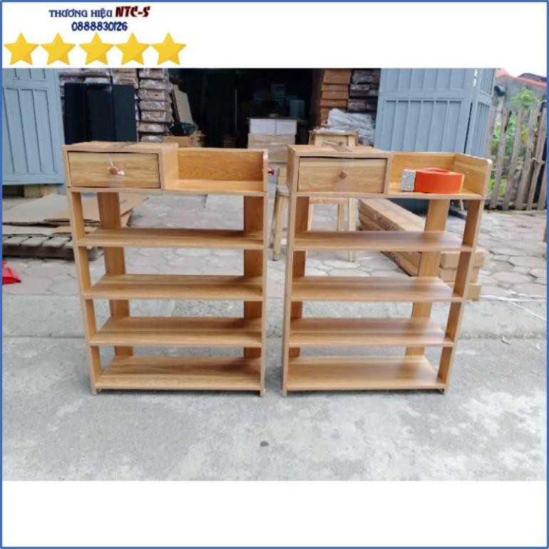 💥FREESHIP 💥 KỆ ĐỂ GIÀY GỖ 5 TẦNG 80x60x25cm