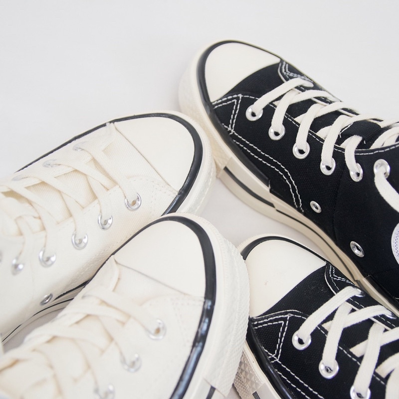 CHÍNH HÃNG | Giày Converse 1970s Plus Trắng, Đen Cổ Cao, Đế Độn 5cm  | IMMA.G