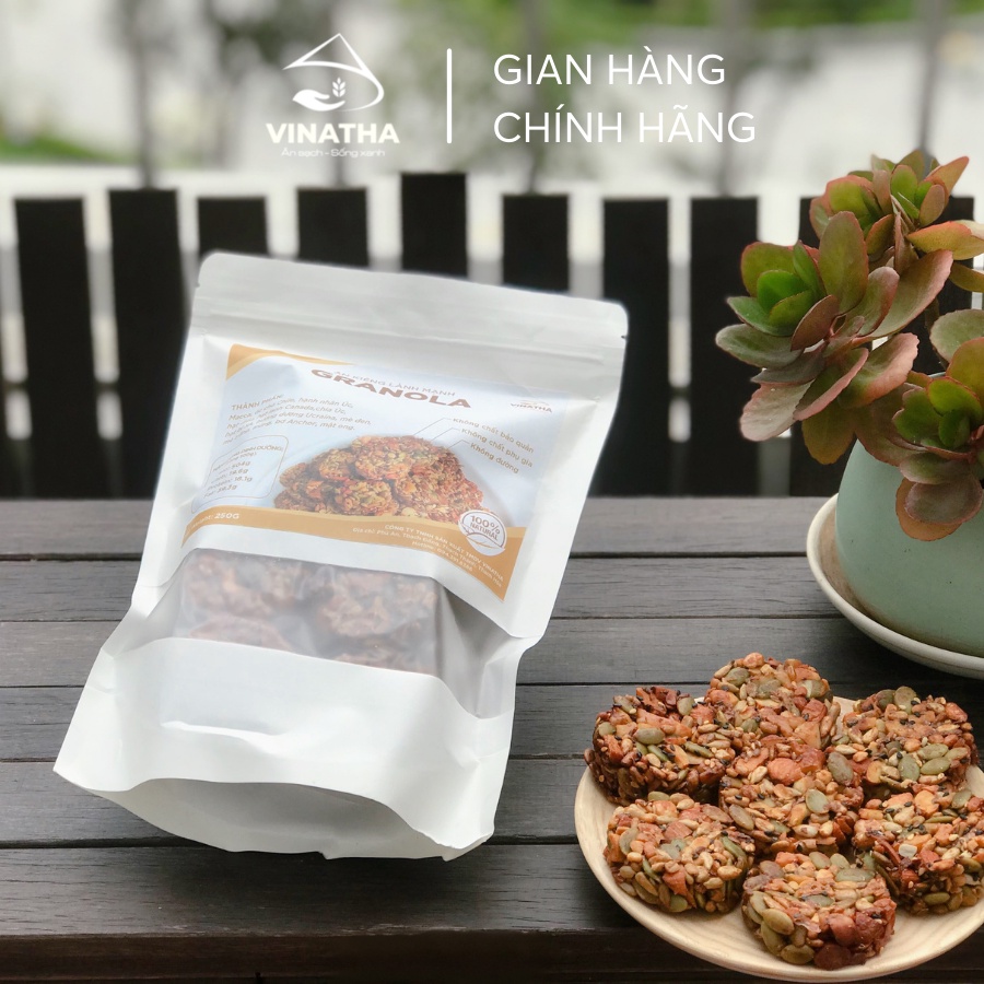 Bánh Granola Ăn Kiêng Giảm Cân Vinatha - 250gr - VNT08