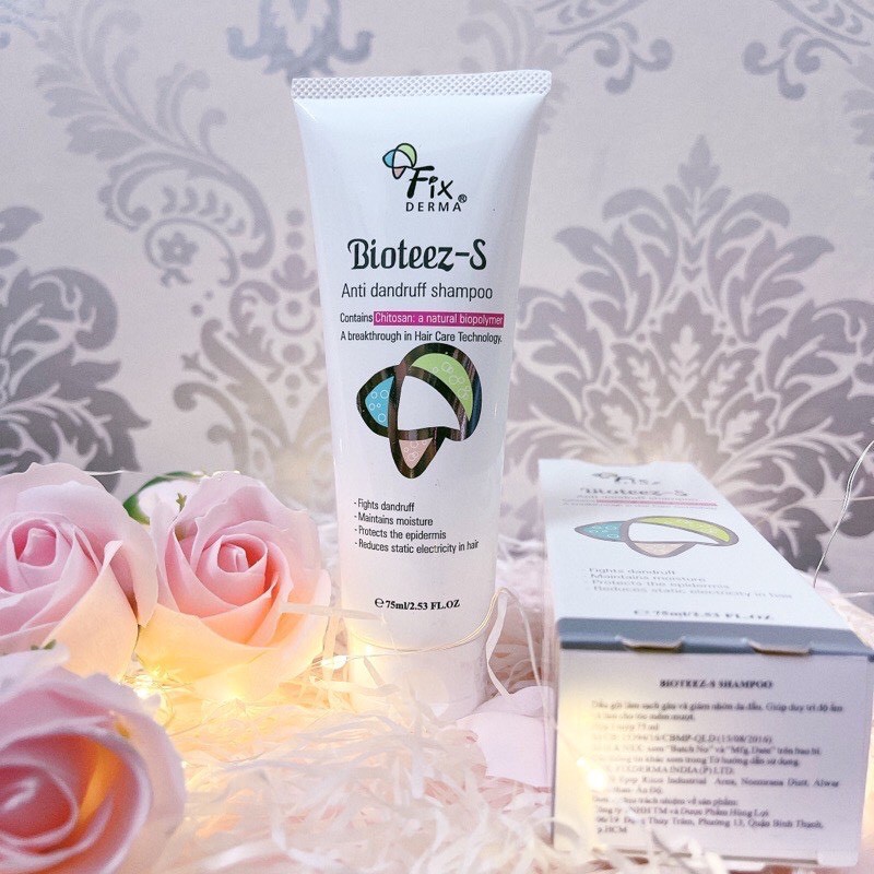 Dầu Gội Ngăn Ngừa Gàu Fixderma Bioteez-s Shampoo (75ml)