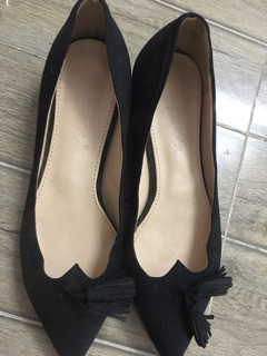 Giày si búp bê da lộn size 36 Made in Korea