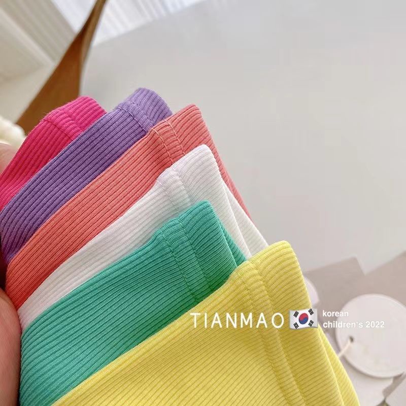 [Babycat Hàng Có Sẵn Bán Chạy Quần Đùi Ôm Dáng Phong Cách Nhật Hàn Nhật Bản Màu Sắc Kẹo Ngọt Thời Trang Mùa Hè Dành Cho Bé Trai Và Bé Gái