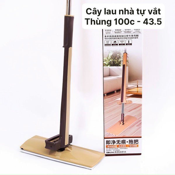 Cây Lau Nhà Tự Vắt Phẳng Thông Minh