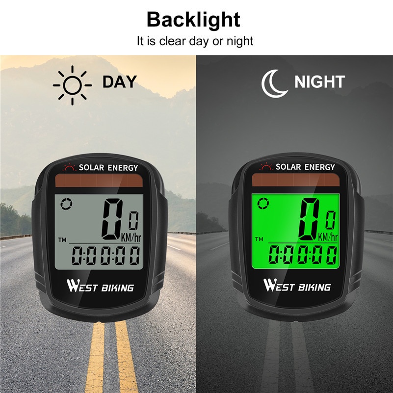 Đồng Hồ Đo Tốc Độ Không Dây GPS Chống Nước Màu Trắng / Xanh Lá Cây Dành Cho Xe Đạp Leo Núi Mtb