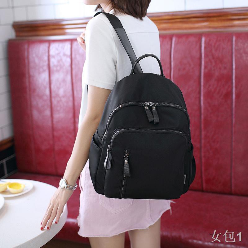 Ba lô vải Oxford Phiên bản nữ Hàn Quốc của Wild 2020 New Ins Super Fire Thời trang giản dị Túi công suất lớn6