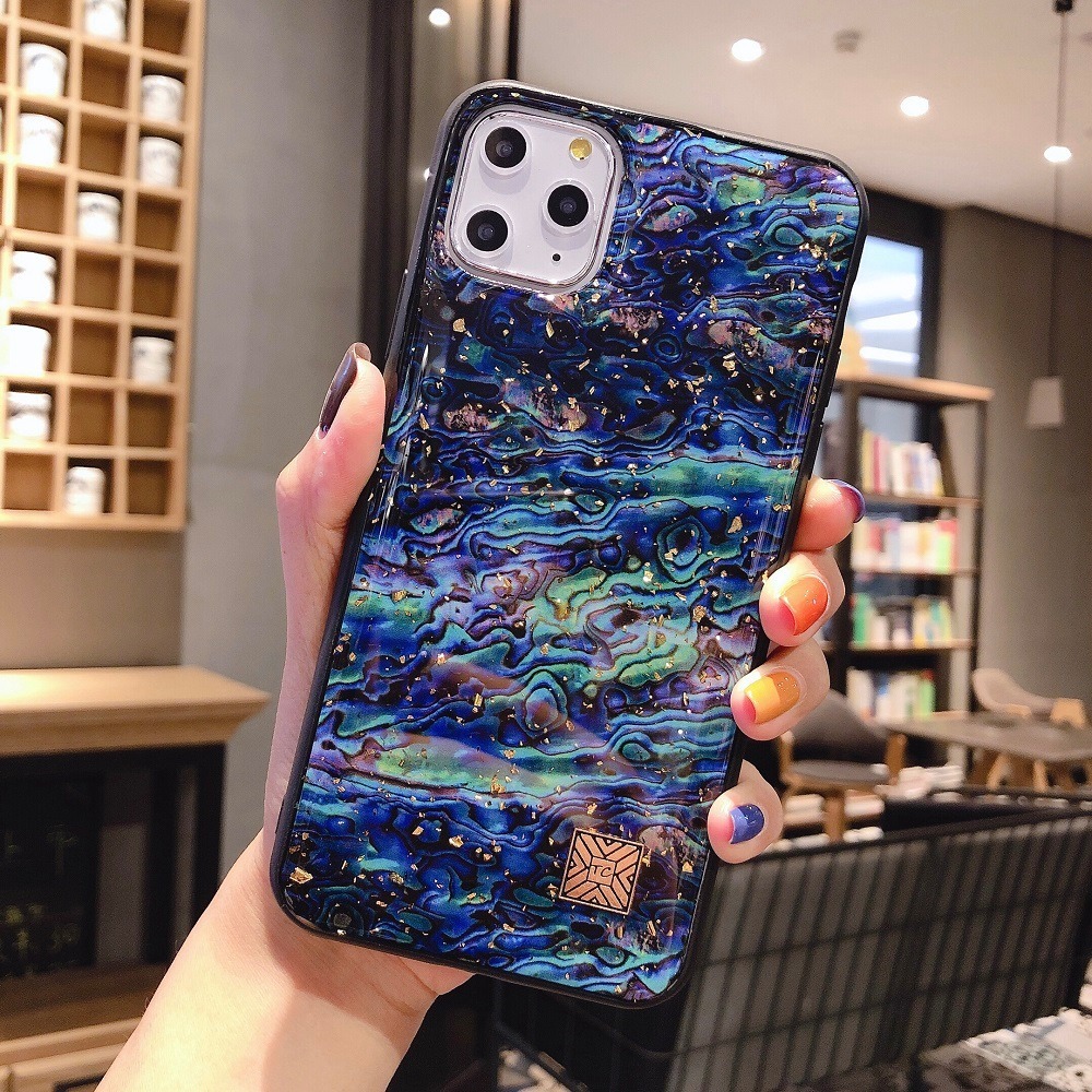 Ốp điện thoại hình lá thích hợp cho iPhone 6 6S 7 8 Plus XS Max XR 11 Pro Max SE2020