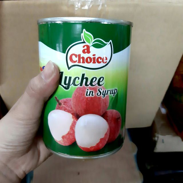 Vải  Thái ngâm  a choice -565gram