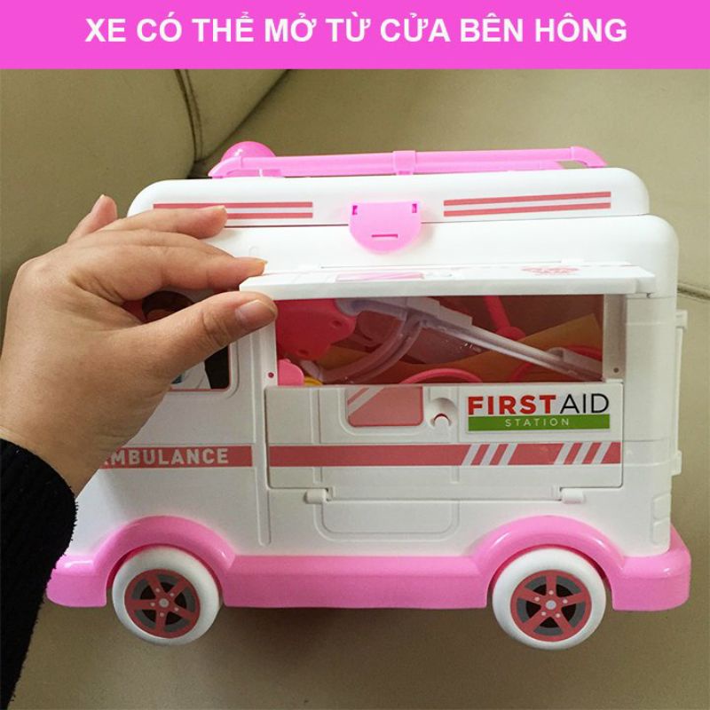 Đồ Chơi Bác Sĩ Cho Bé - Đồ Chơi Bác Sĩ Phiên Bản Xe Cứu Thương