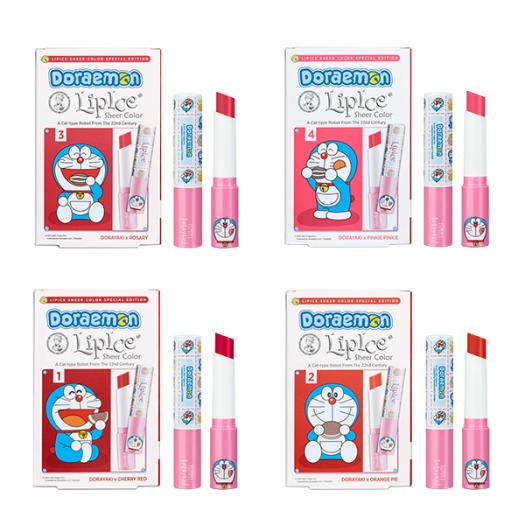 Son dưỡng Lipice Sheer Color Q và Doraemon 2.4g (Phiên bản giới hạn)