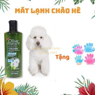 SỮA TẮM OLIVE ESEENCE MƯỢT LÔNG DÀNH CHO CHÓ MÈO 450G