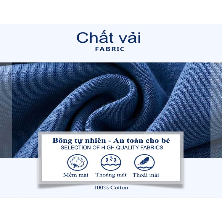 Quần nỉ da cá bé trai dày dặn chính hãng LINKCARD chất vải cotton mềm mịn