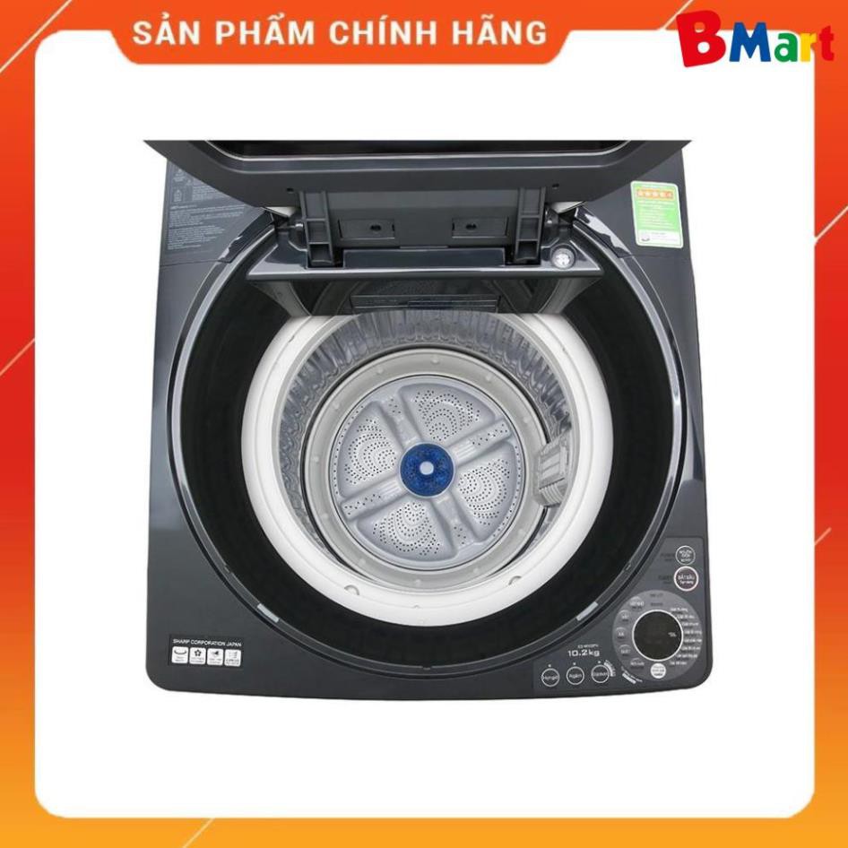 [ FREE SHIP KHU VỰC HÀ NỘI ] Máy giặt Sharp cửa trên 10 kg ES-W100PV-H - [ Bmart247 ]  - BM