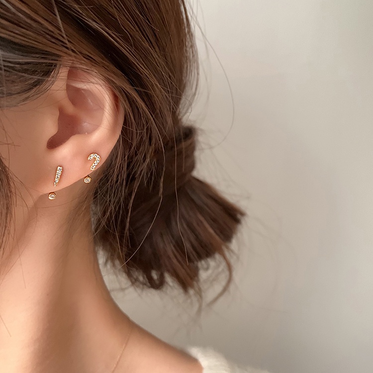 Bông Tai Đính Đá Lấp Lánh Sáng Tạo Thời Trang Hàn Quốc Cho Nữ