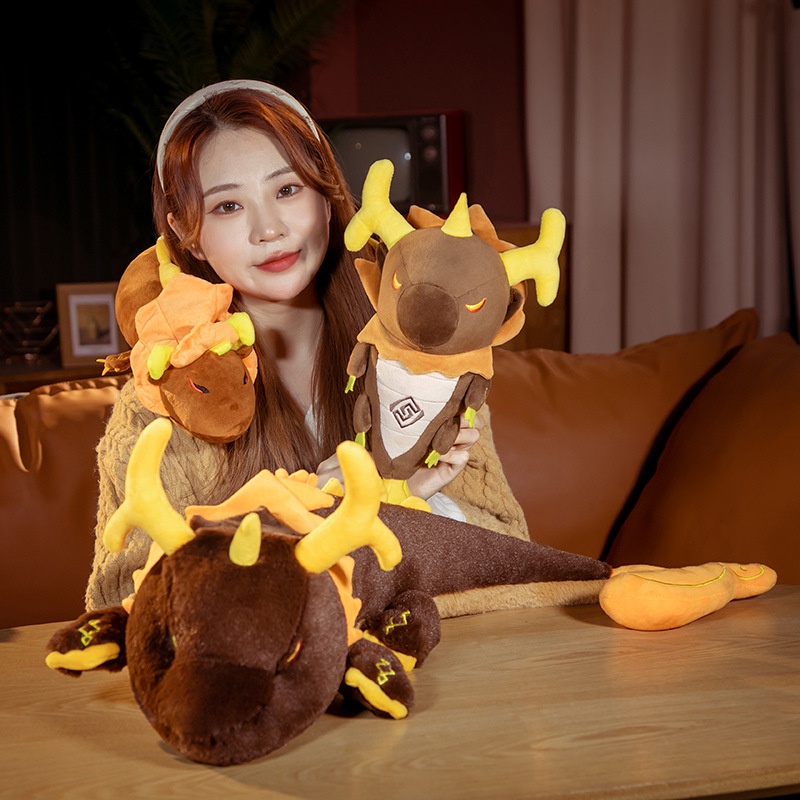 Búp Bê Nhồi Bông Hình Rồng Cub Rex Incognito zhongli