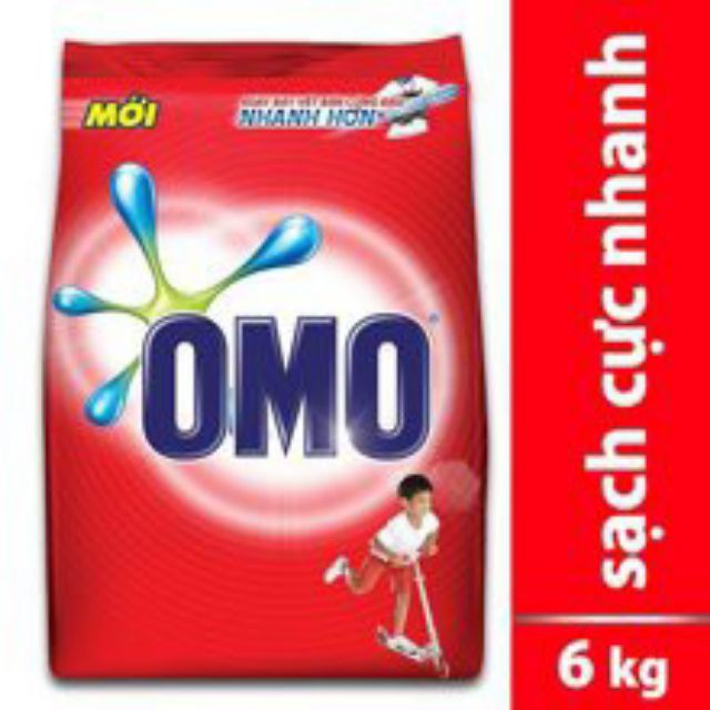 Bột giặt OMO giặt cực nhanh 6kg